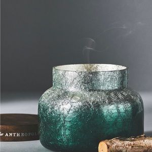 Blue Capri Fur & Firewood Candle Jar. Brand new/ never used / inbox.